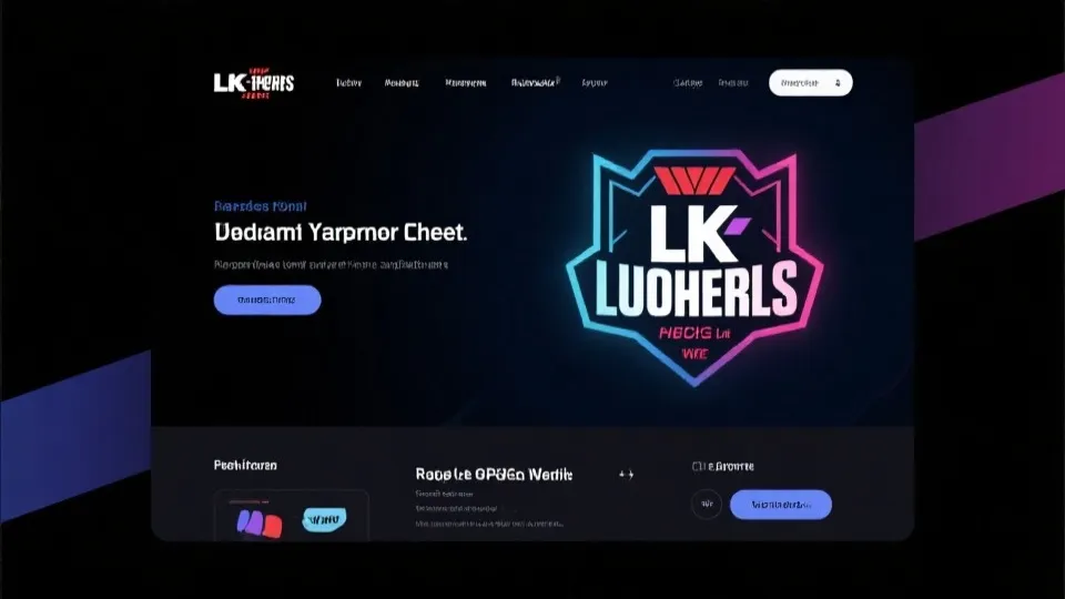 LCK季后赛网站界面示意